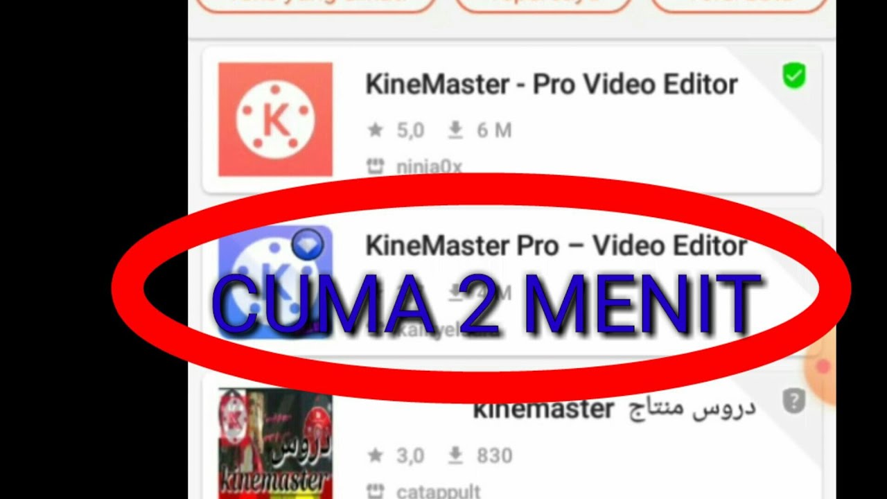 CARA CEPAT DOWNLOAD KINEMASTER TANPA WATERMARK  KINEMASTER PRO 2021