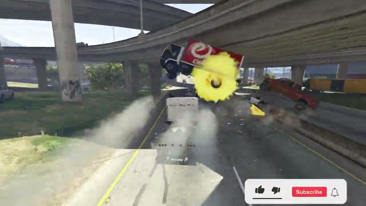 Grand Theft Auto V Phantom Wedge running from cops and destroying the city PART 23