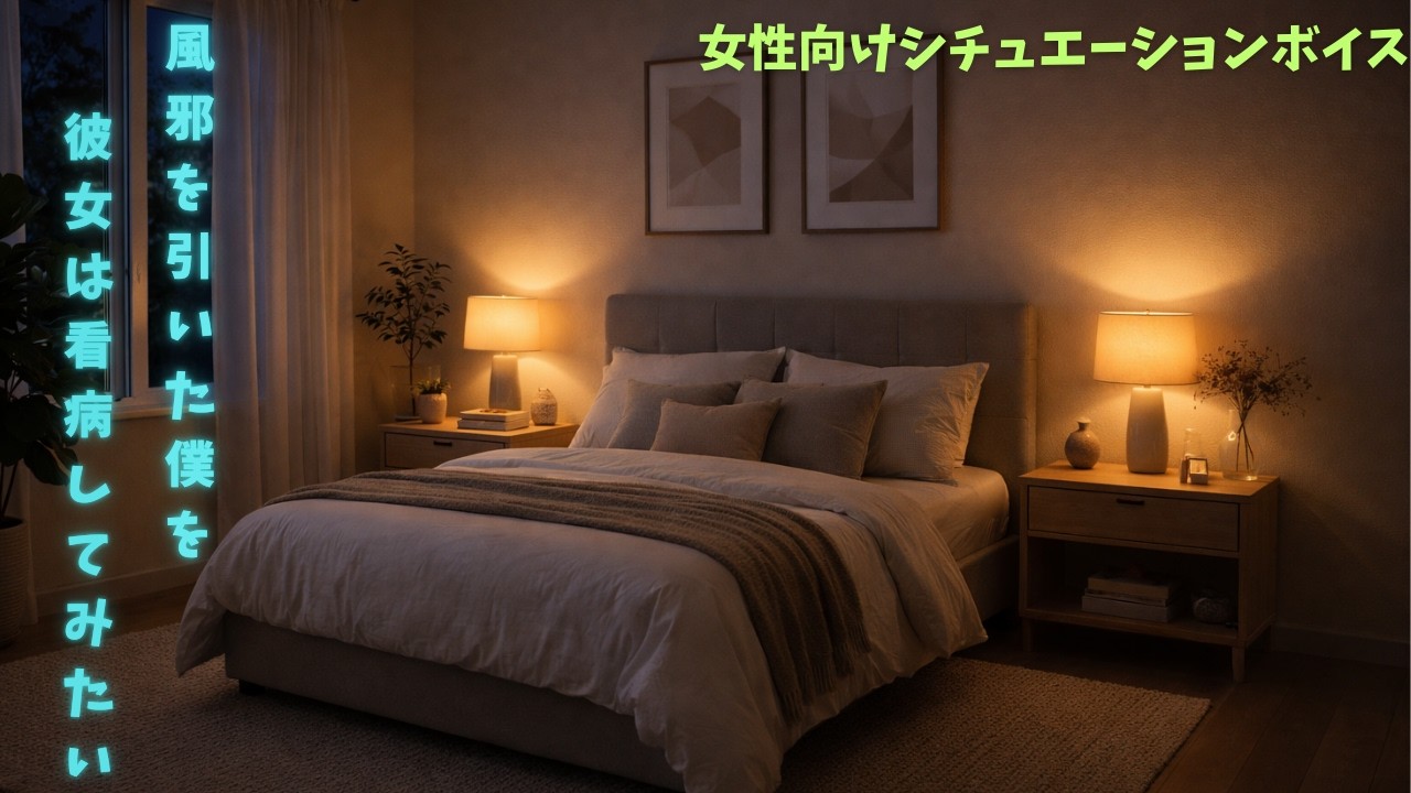 【女性向け】私だって看病したい…！〜風邪引き彼氏と看病したい彼女〜【シチュボ】