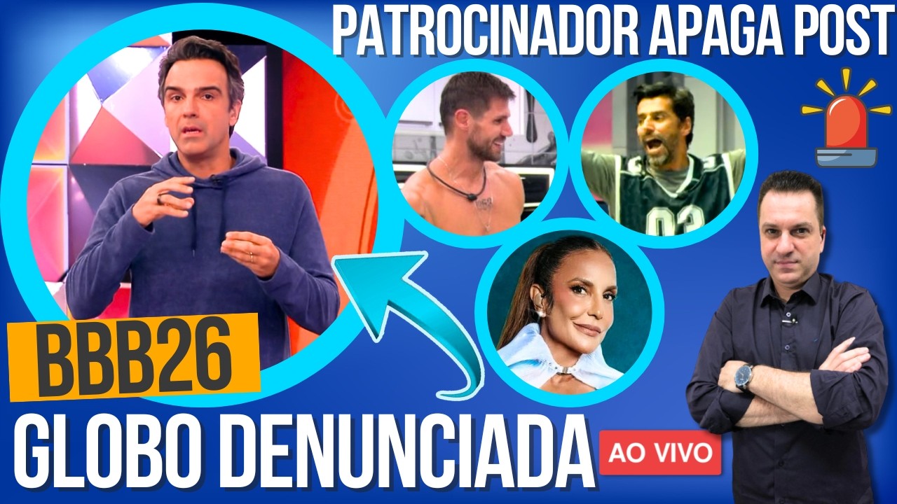 🚨BBB26: DENÚNCIA! MAUS TRATOS NO MP, PATROCINADOR APAGA POST APÓS POLÊMICA, IVETE SANGALO NA FESTA!