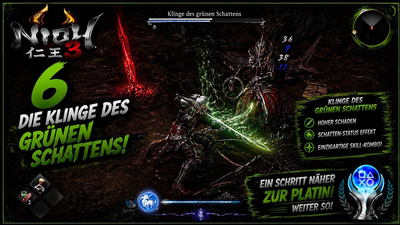 F6 – Nioh 3 | DIE KLINGE DES GRÜNEN SCHATTENS! 😱⚔️ Endlich besiegt | Blind Let’s Play