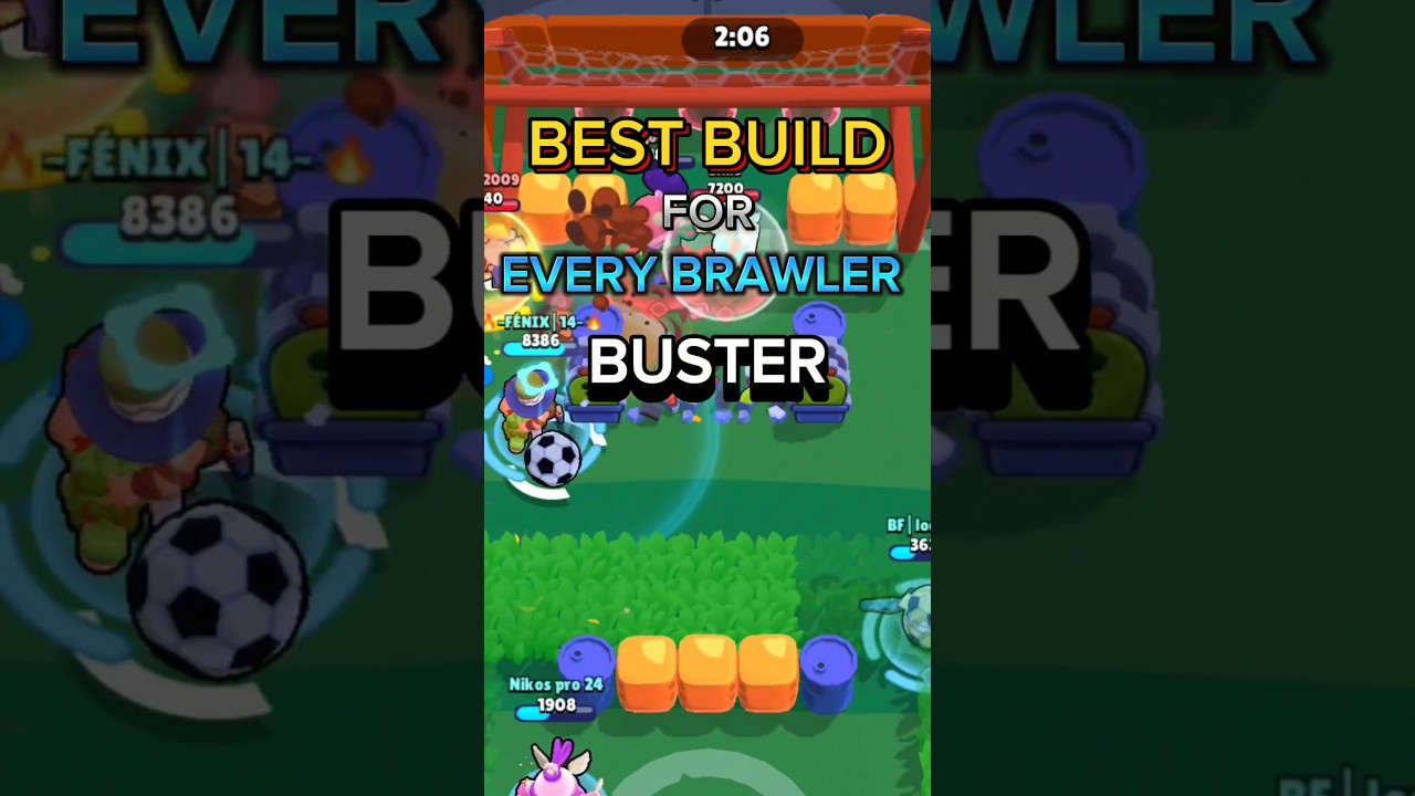 Best build for Buster #brawlstars #bs #brawl #supercell #gaming #build #buster