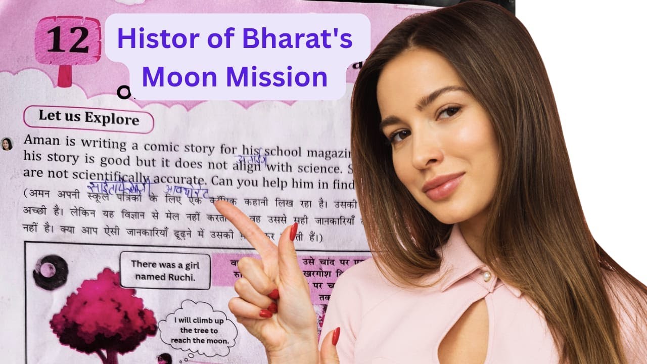 Chapter 12 History of Bharat's Moon Mission - Full Explanation | RBSE class 5 English