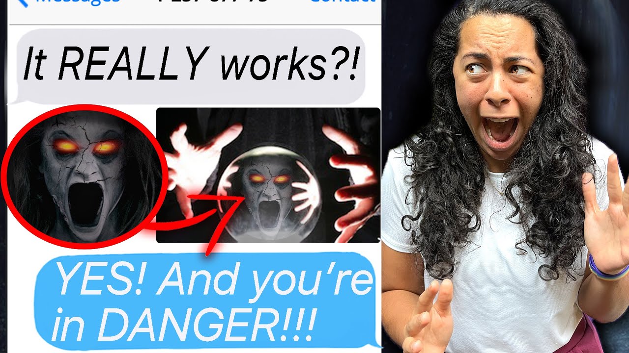 My Grandmas Crystal Ball REALLY Tells the FUTURE!! (Scary Text Message Story)