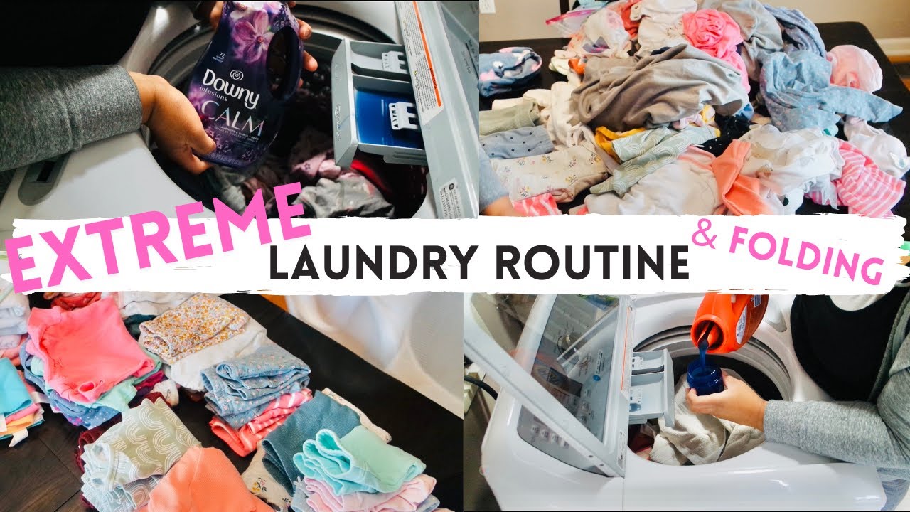 Extreme Laundry Routines 2022 | Laundry & Folding Motivation