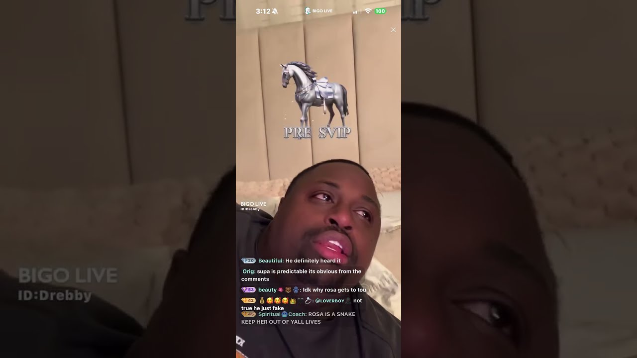 Bigo Dre baby goes on a emotional drunk rant about Gossip Girls & Rick Rosa 