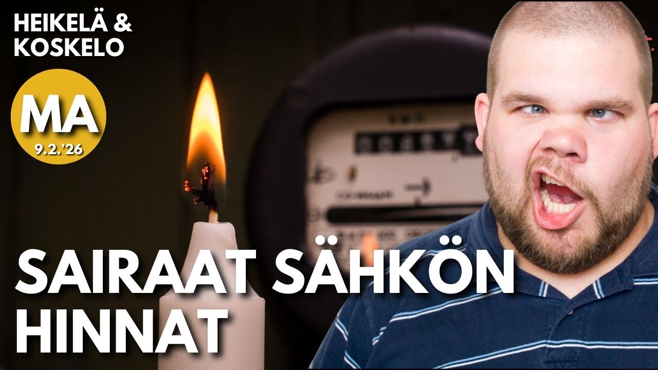 Sähkön törkeä markkinahinta | Heikelä & Koskelo 23 minuuttia | 1299