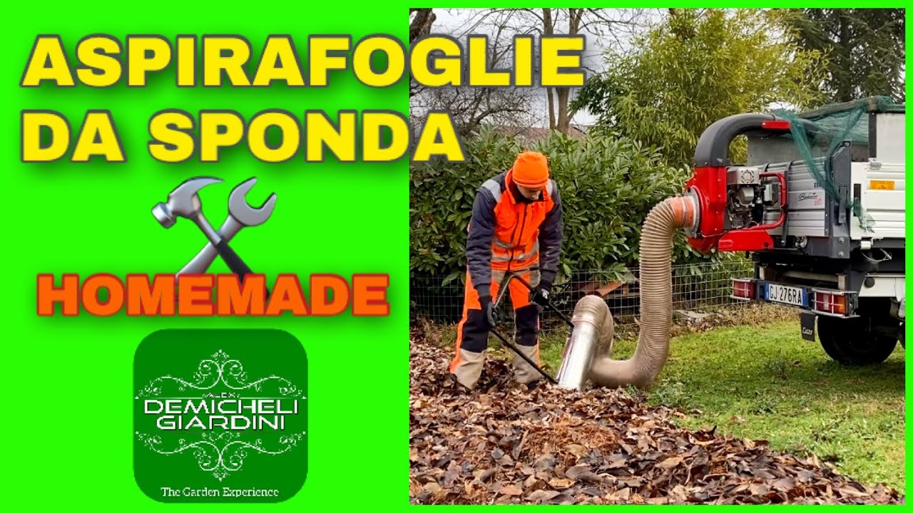 Aspirafoglie da sponda 🍂 Artigianale