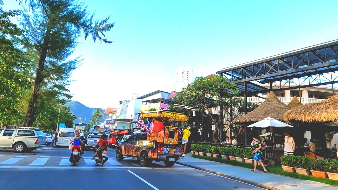 ภูเก็ต2022 ป่าตองดูดีขึ้น ถนนป่าตอง หาดป่าตอง เที่ยวภูเก็ต ทะเลป่าตองภูเก็ตJourneylife9@Journey life