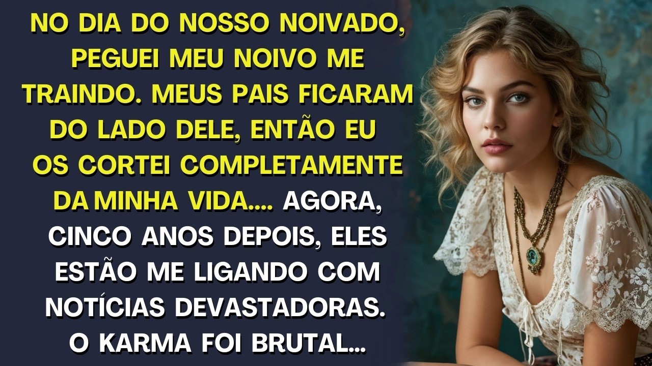 Peguei minha irmã me traindo com meu noivo  Minha família ficou do lado deles, então eu ...
