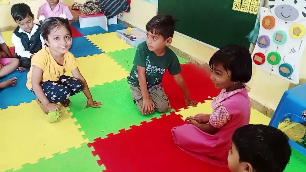 गोष्टीचे नाट्यीकरण -कोंबडी करी भाकरी #preschoollearning #adharshila @mysmartanganvadi 