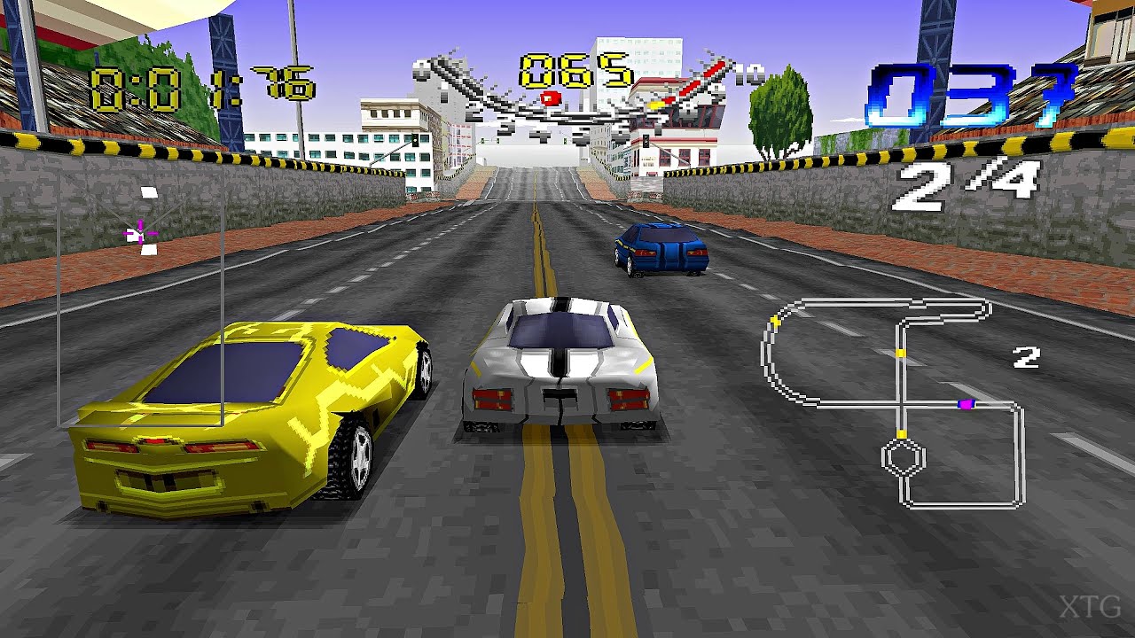 San Francisco Rush: Extreme Racing PS1 Gameplay HD (Beetle PSX HW)