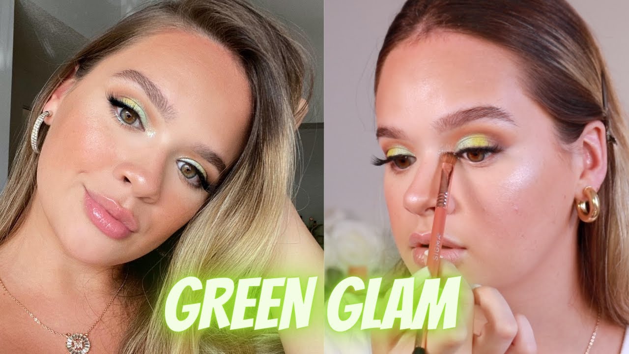 Green Eyeshadow Look | ColourPop Aura & Out Palette