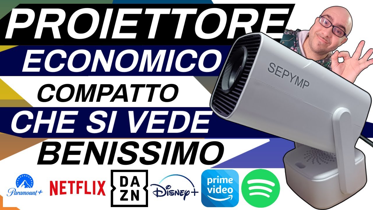 Proiettore Portatile SEPYMP | Una Recensione Completa del Nuovo Arrivo su Amazon! FullHD WiFi BT
