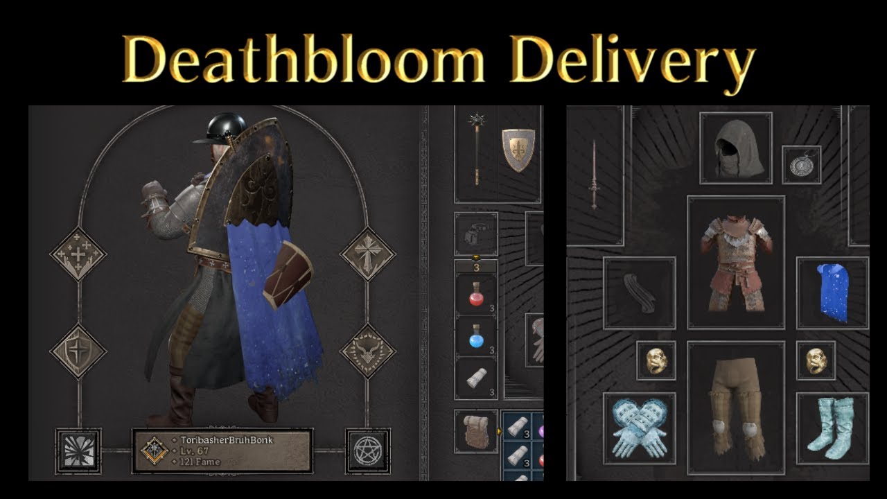 Killing Deathbloom with Pulverizing Prayer and Aegis in Solos | Dark and Darker