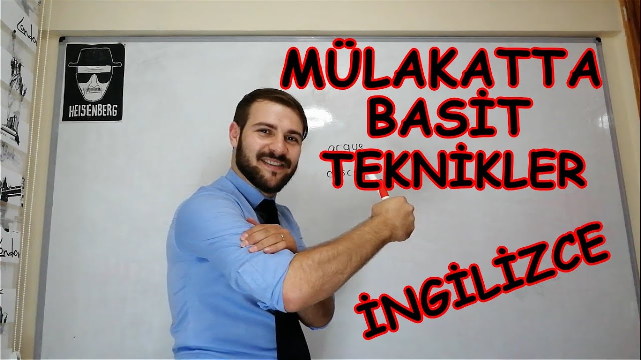 İNGİLİZCE MÜLAKAT TEKNİKLERİ!  #fklanguage