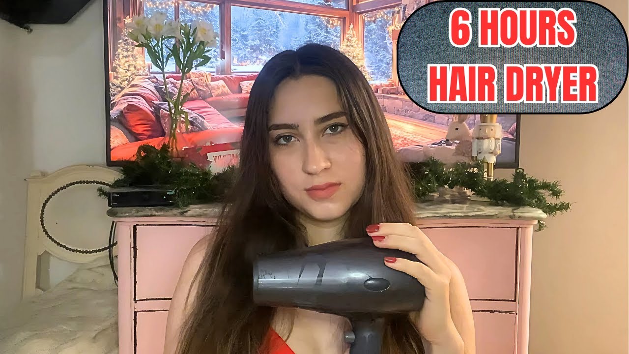 🧸Chill After a Long Day: Hand-Cover Hair Dryer Sound - 6 Hours