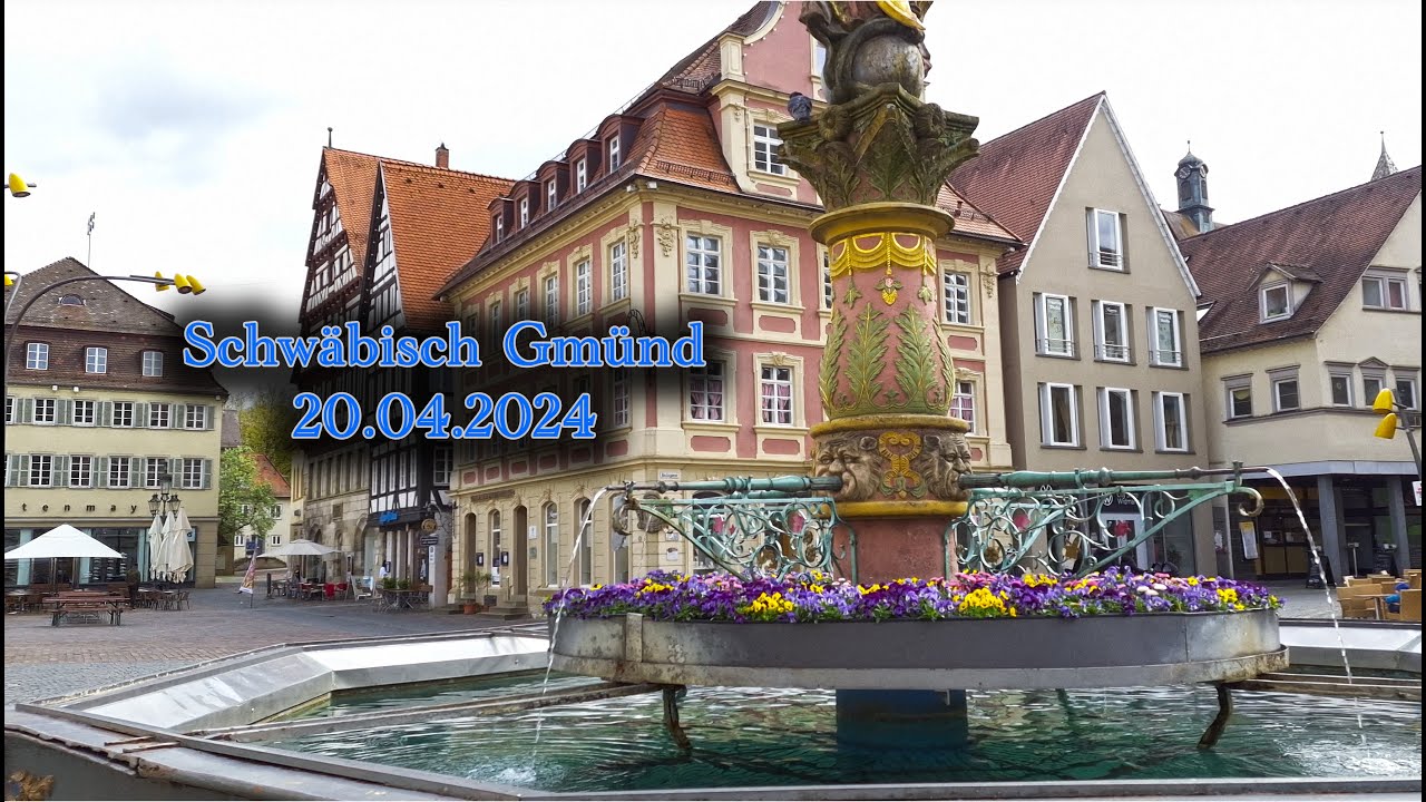 Schwäbisch Gmünd, citywalk, Spaziergang, 20.04.2024