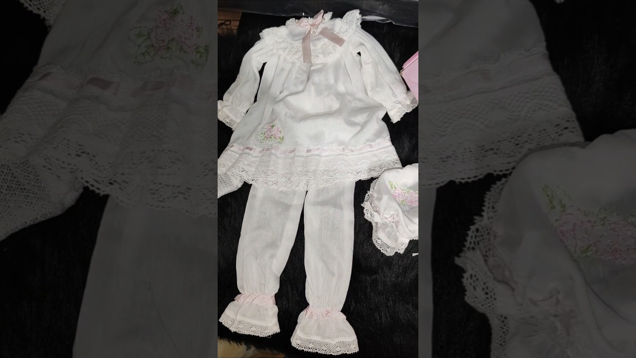 Elegant BJD White Dress Lace, soft fabric & perfect fit for 1/4 dolls! 