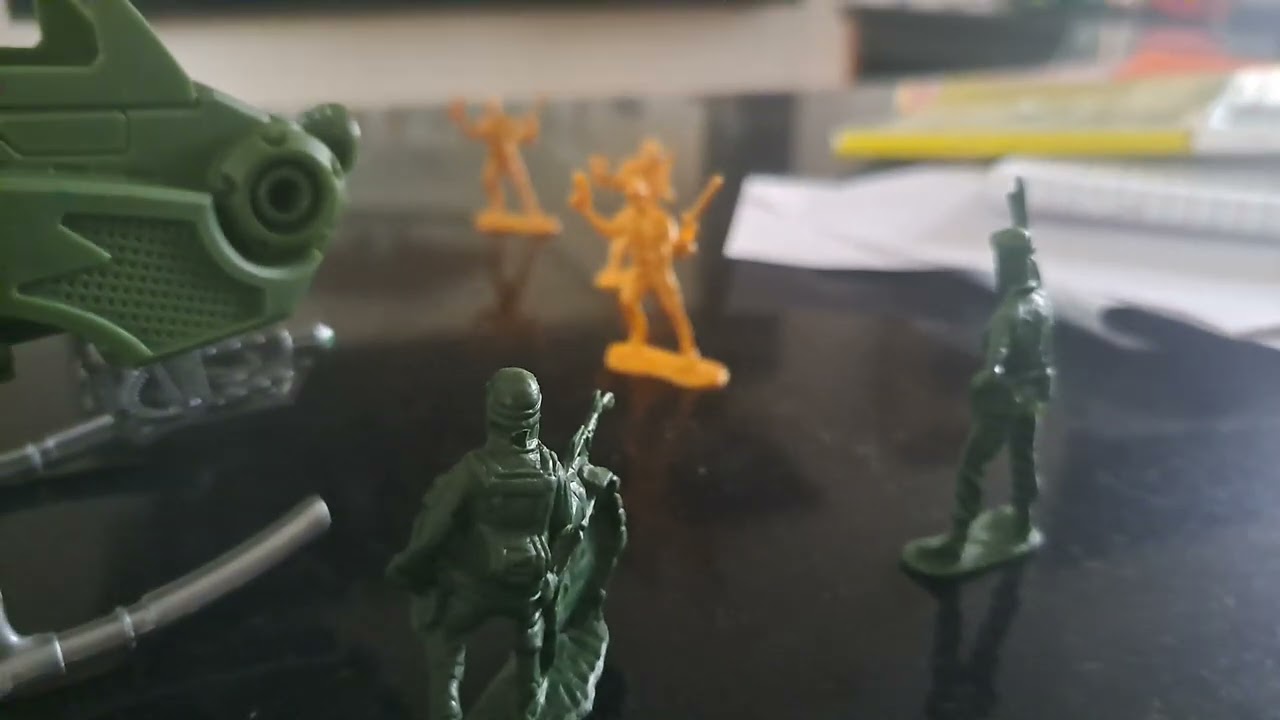 army men stopmotion [part 2] [the city]
