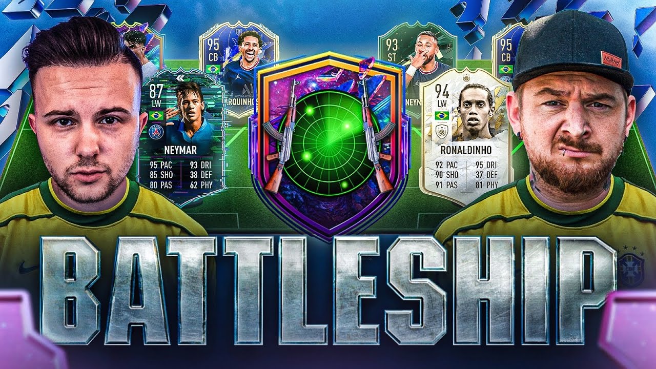 FLASHBACK NEYMAR vs 94 RONALDINHO Battleship Wager ⭐️🇧🇷 FIFA 22