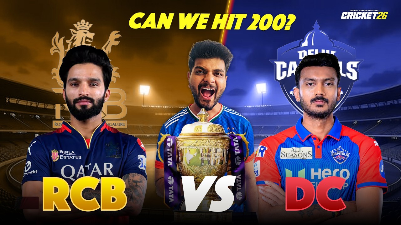 LIVE 🔴 RCB vs DC Thriller 😱 Last Over Finish! | IPL 2026 Match