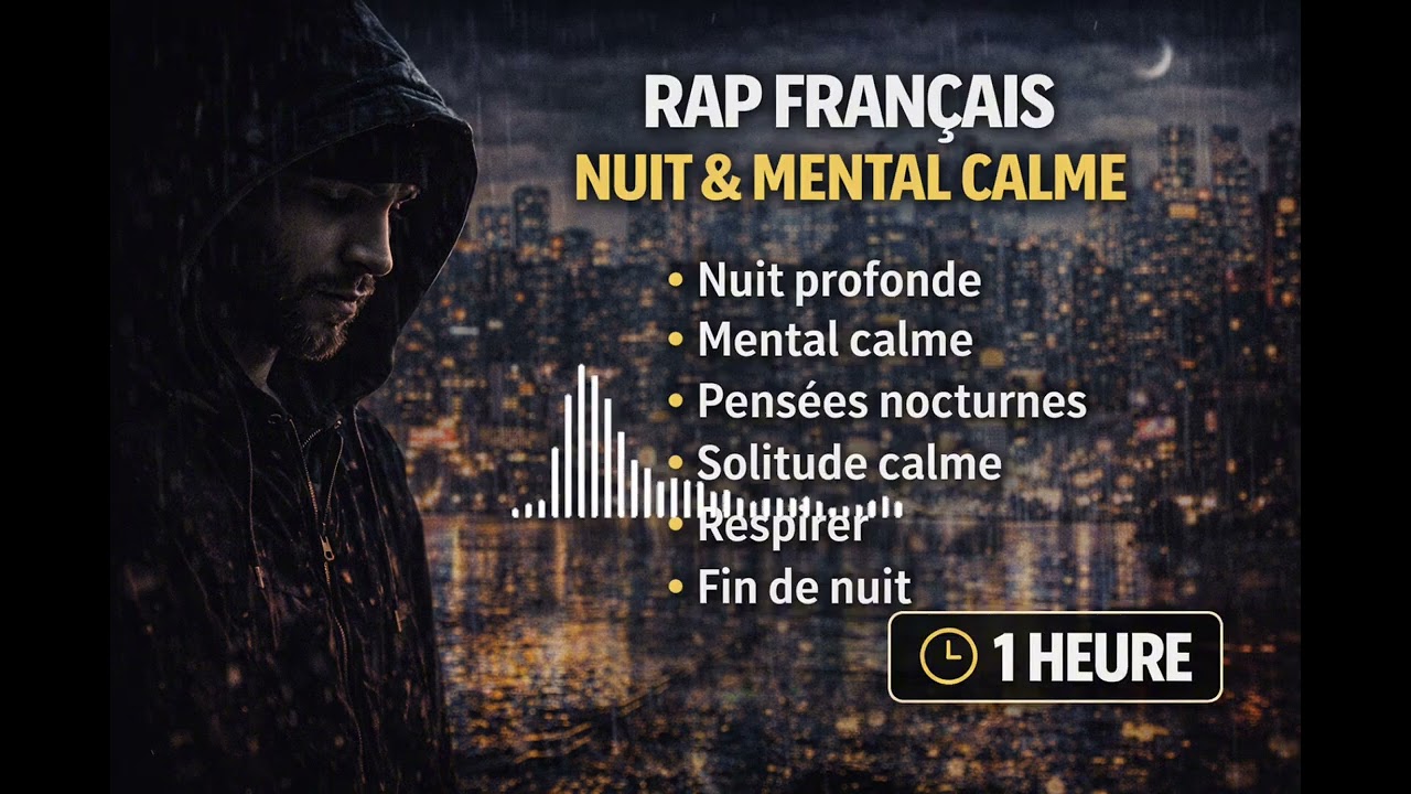 Rap Français Sombre | Musique Calme Pour La Nuit (1 Heure)
