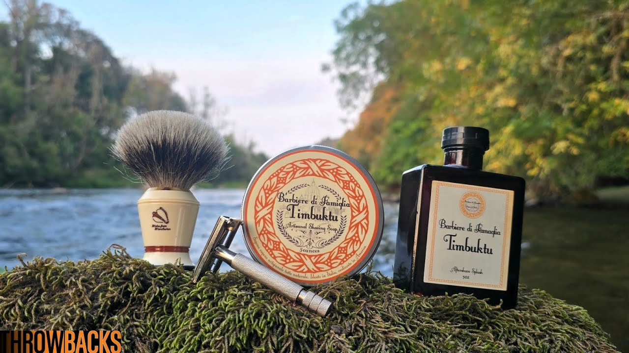 Timbuktu Ariana & Evans Review Franks Shaving Badger Gillette Rocket Vintage Safety Razor 