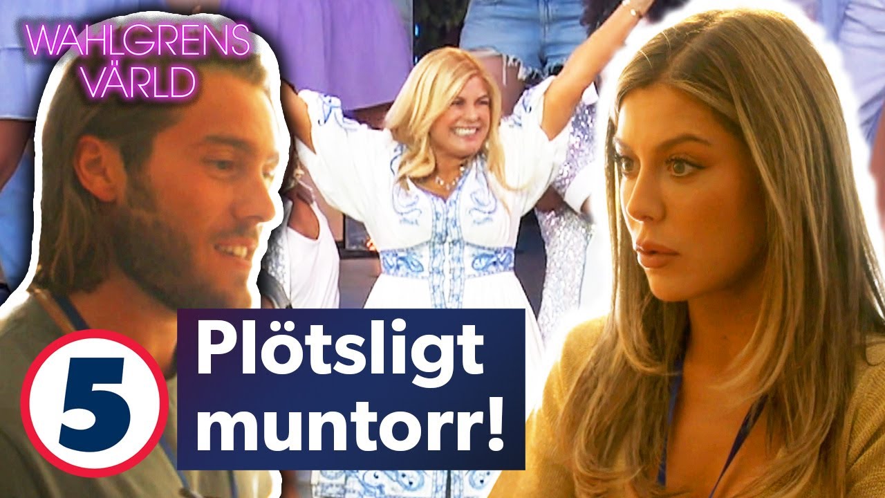 Wahlgrens värld | Pernillas jobbiga muntorrhet mitt under första Allsången! | Kanal 5 Sverige