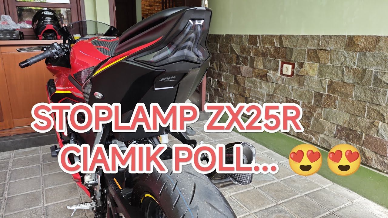 Tutorial Pasang Stoplamp RacePro Zx25R #fypシ゚viral #stoplamp #racepro #zx25r 