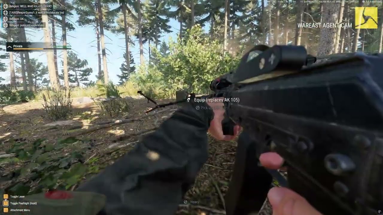 Arma Reforger Realism forrest combat