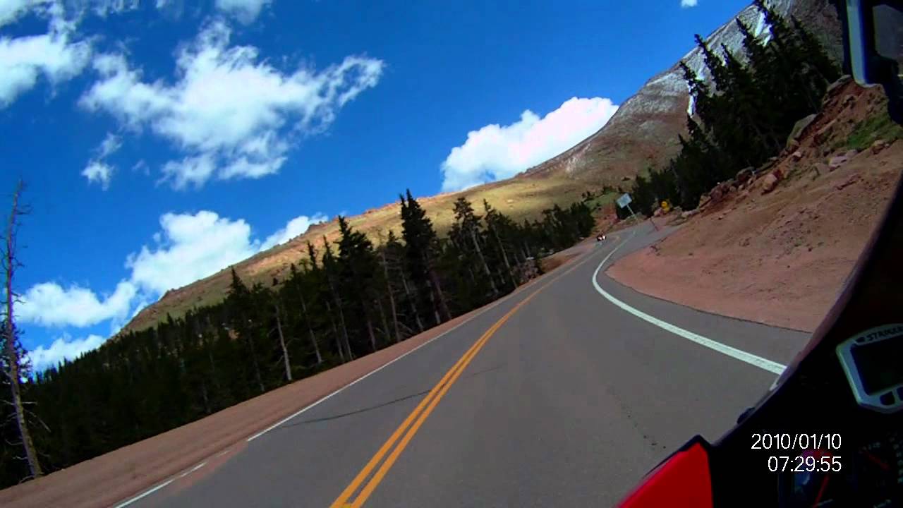 KLR650 Pikes Peak Colorado- 14,110 ft