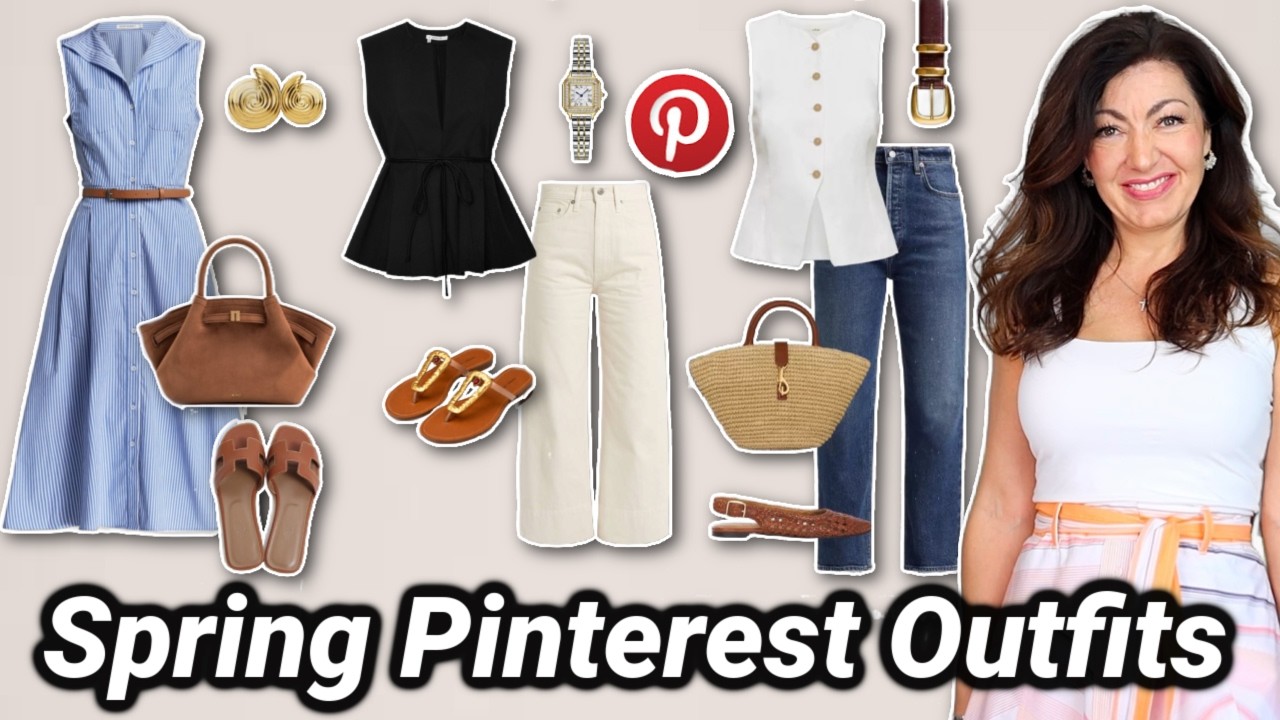 Как воссоздать весенние образы с Pinterest *из вещей, которые у вас уже есть* и найти недорогие в...