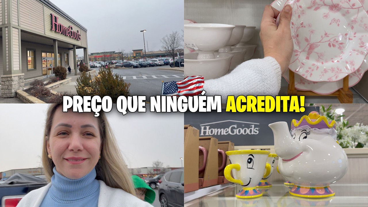 PREÇOS ENXOVAL EUA 2026: Vale a pena comprar na TJ Maxx e HomeGoods? 🇺🇸🛍️