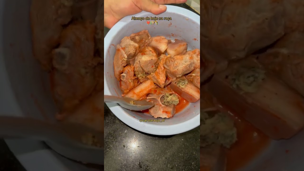 Assado de panela de carne de porco 