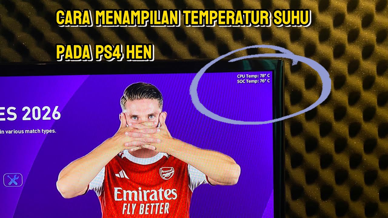 CARA MENAMPILKAN TEMPERATUR SUHU PADA PS4 HEN