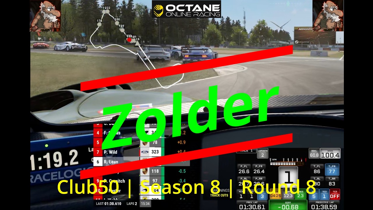 ACC OOR Club50 Zolder | Round 8 Season 8 | 3 x 20min races | Reverse order grid