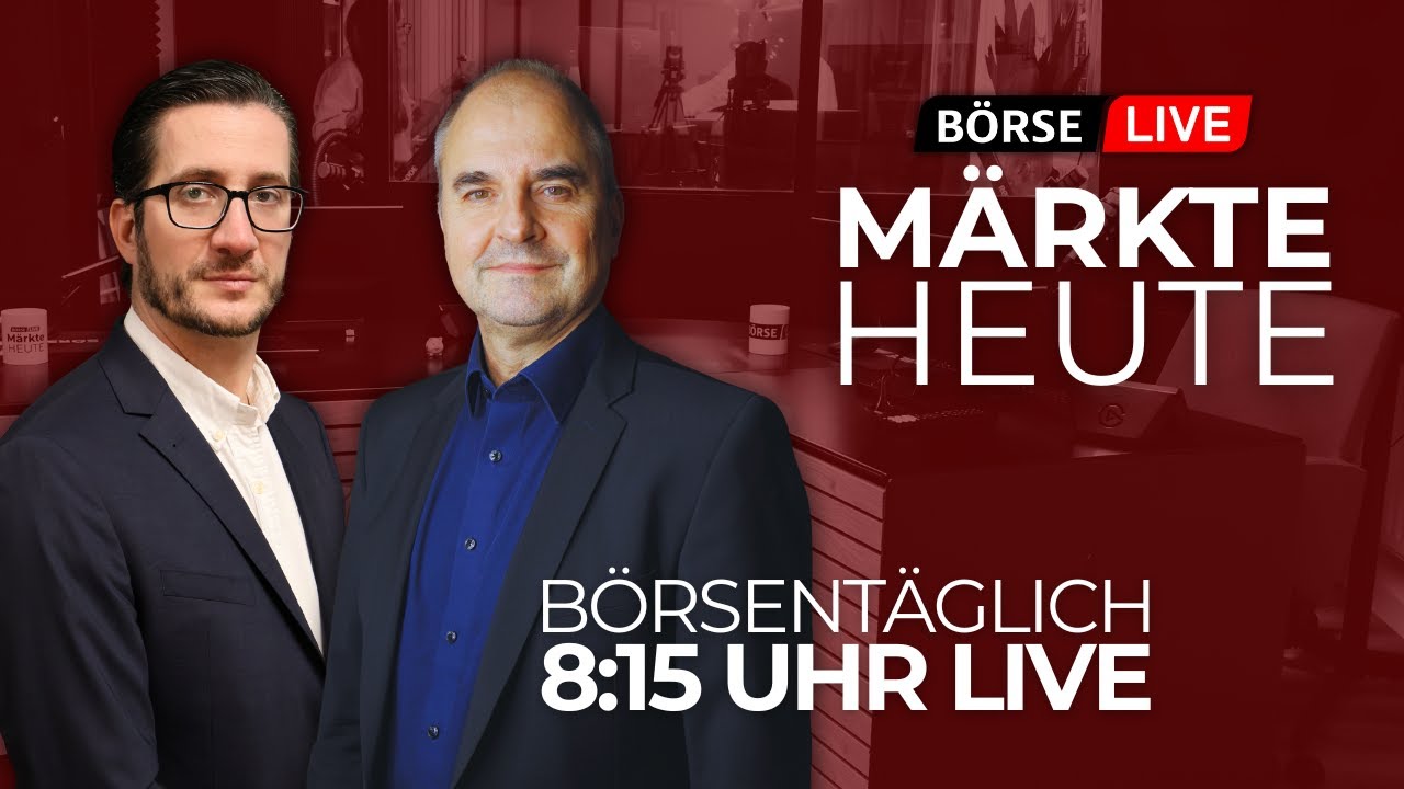 M&auml;rkteHEUTE Premiere Live mit Andreas Wolf ab 8:15 Uhr