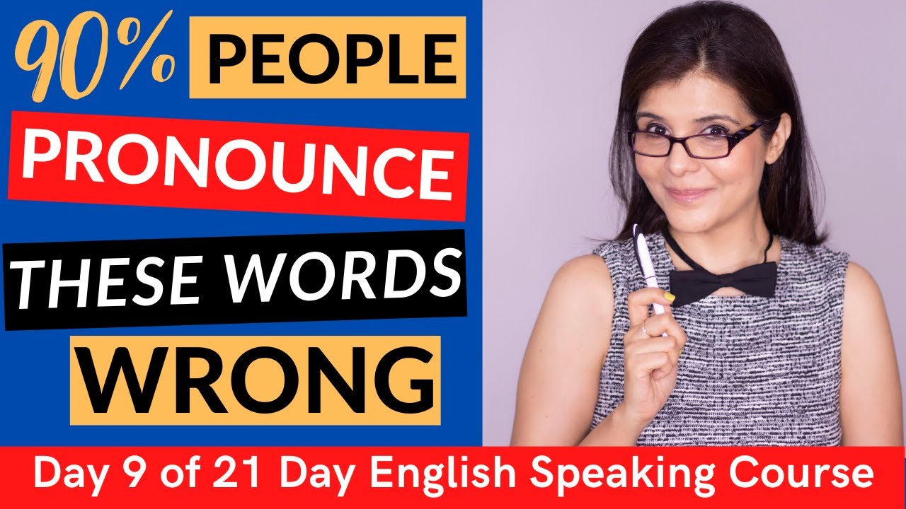 21 English Words You're Pronouncing WRONG | Most Commonly Mispronounced English Words | ChetChat