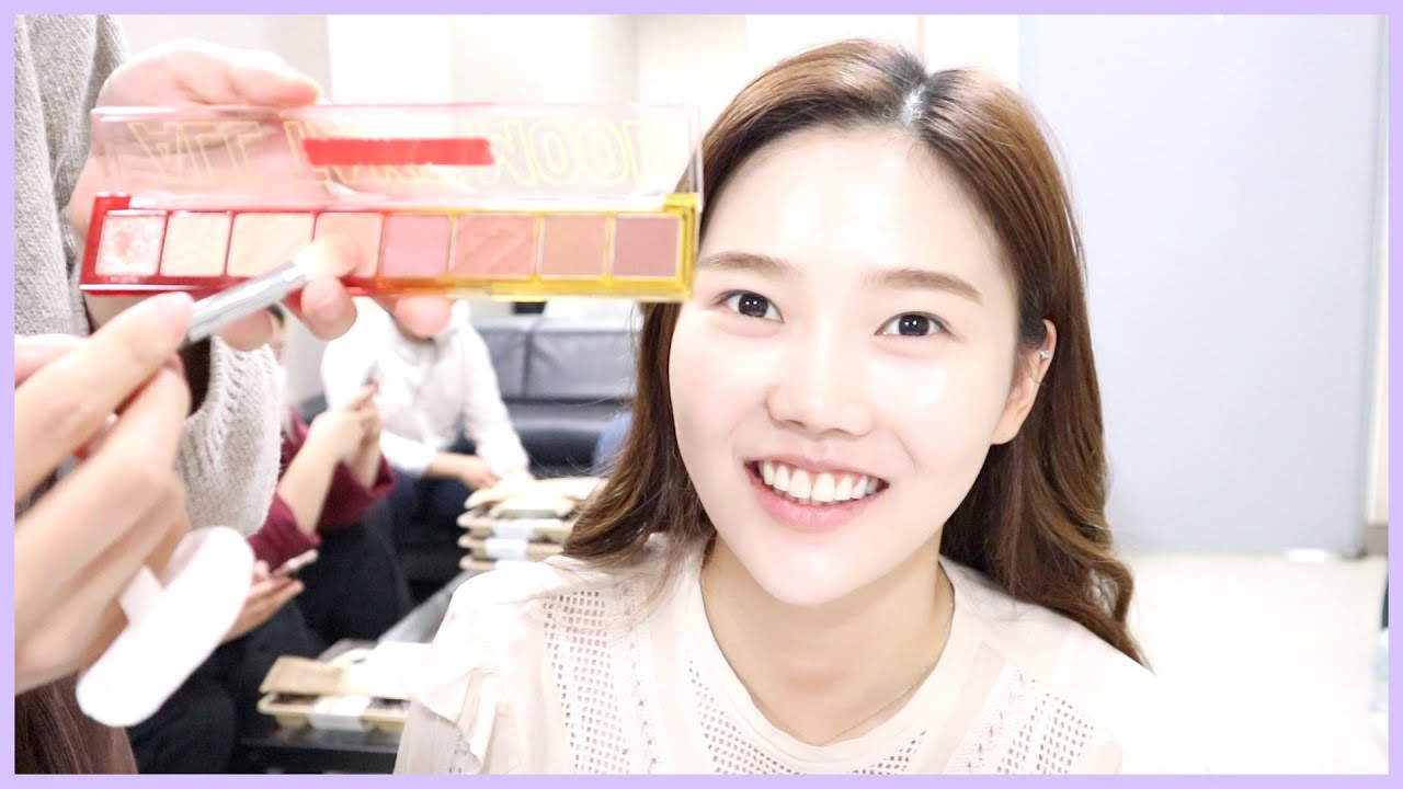 [쩡이의VLOG] 오마이걸 메이크업 선생님께 메이크업 받아봤어효 (feat.시리얼 먹방)