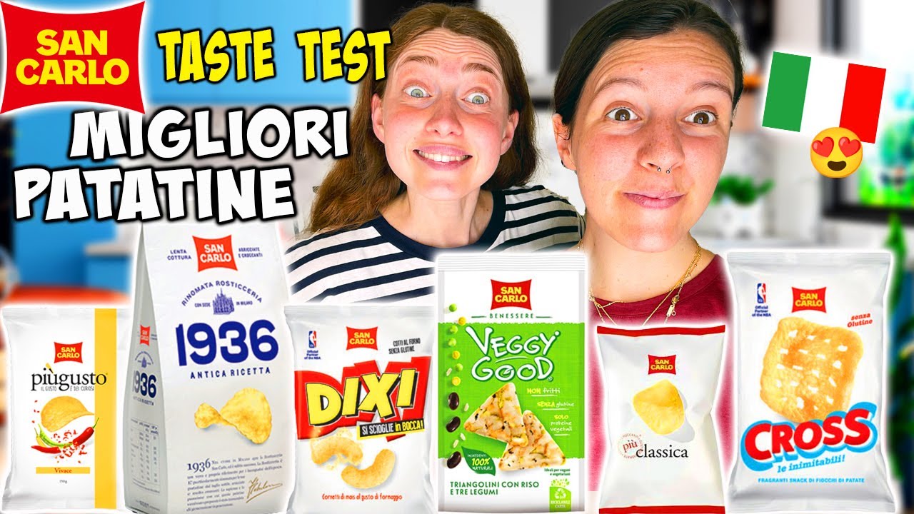 TESTIAMO LE PATATINE MIGLIORI D'ITALIA 🥔 patatine San Carlo!