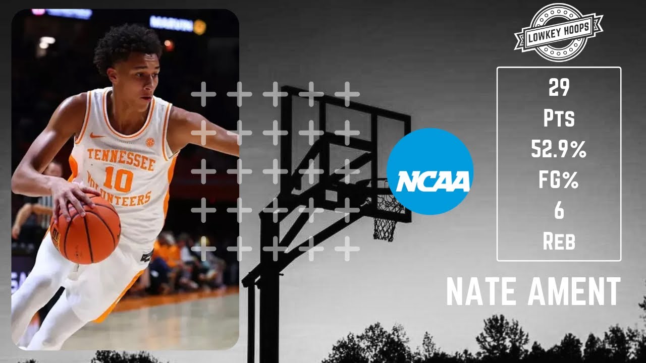 Nate Ament | 29 PTS, 6 REB | 52.9% FG | Tennessee vs Oklahoma