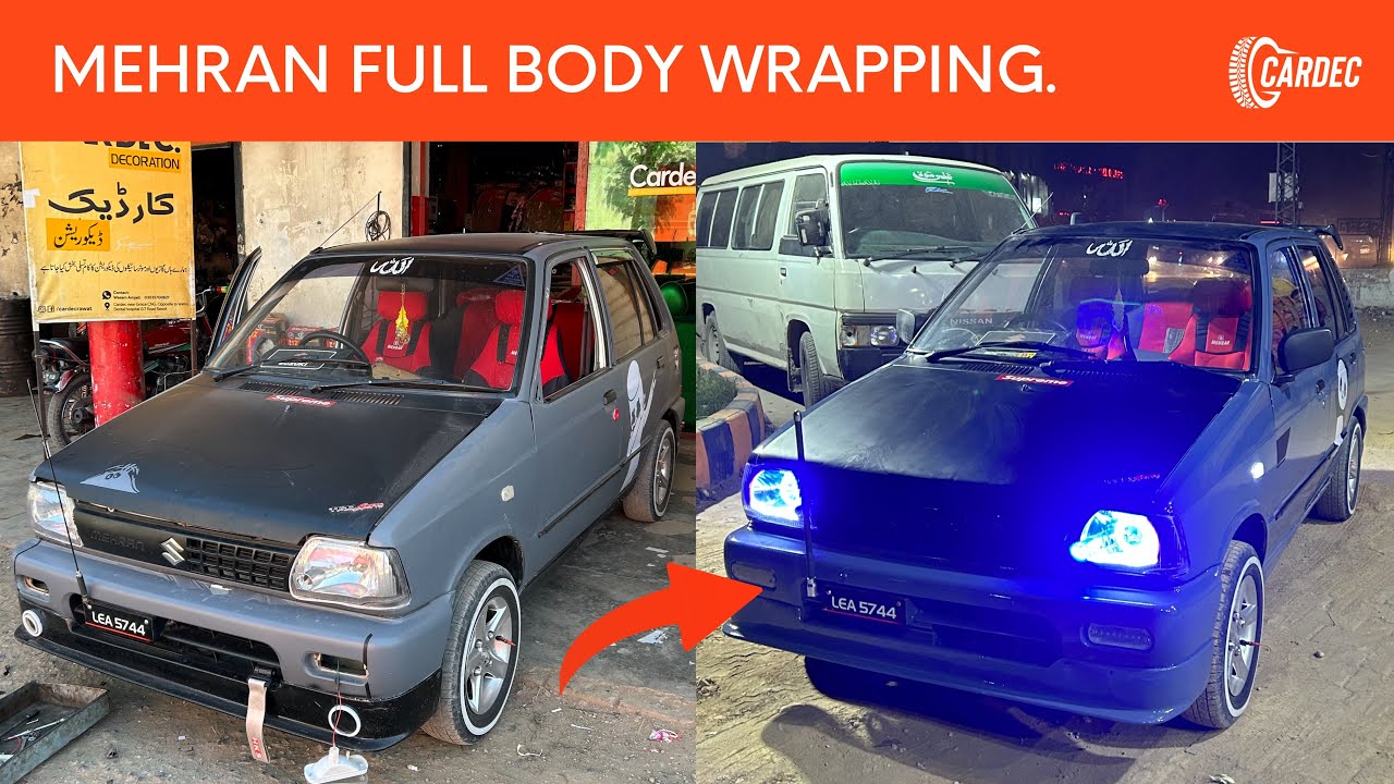 Suzuki mehran Wrapping and modifications done !