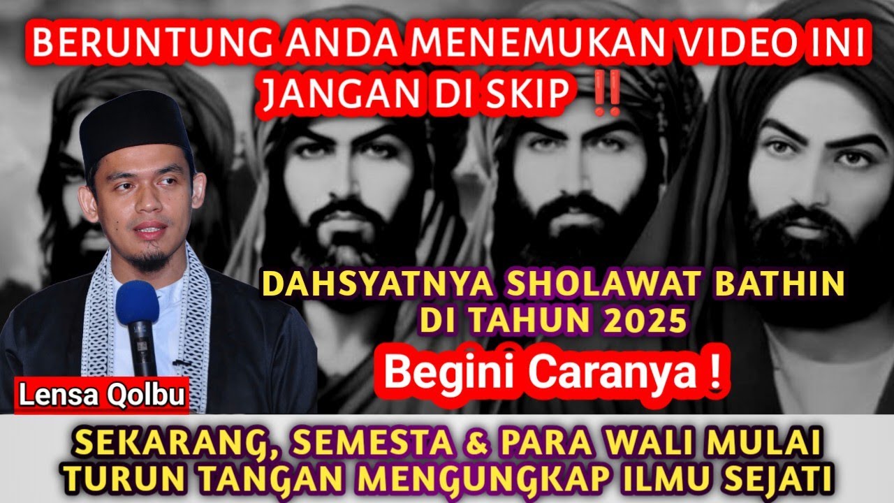 ASLI BIKIN MERINDING‼️DAHSYATNYA SHOLAWAT BATIN BUYA ARRAZY HASYIM