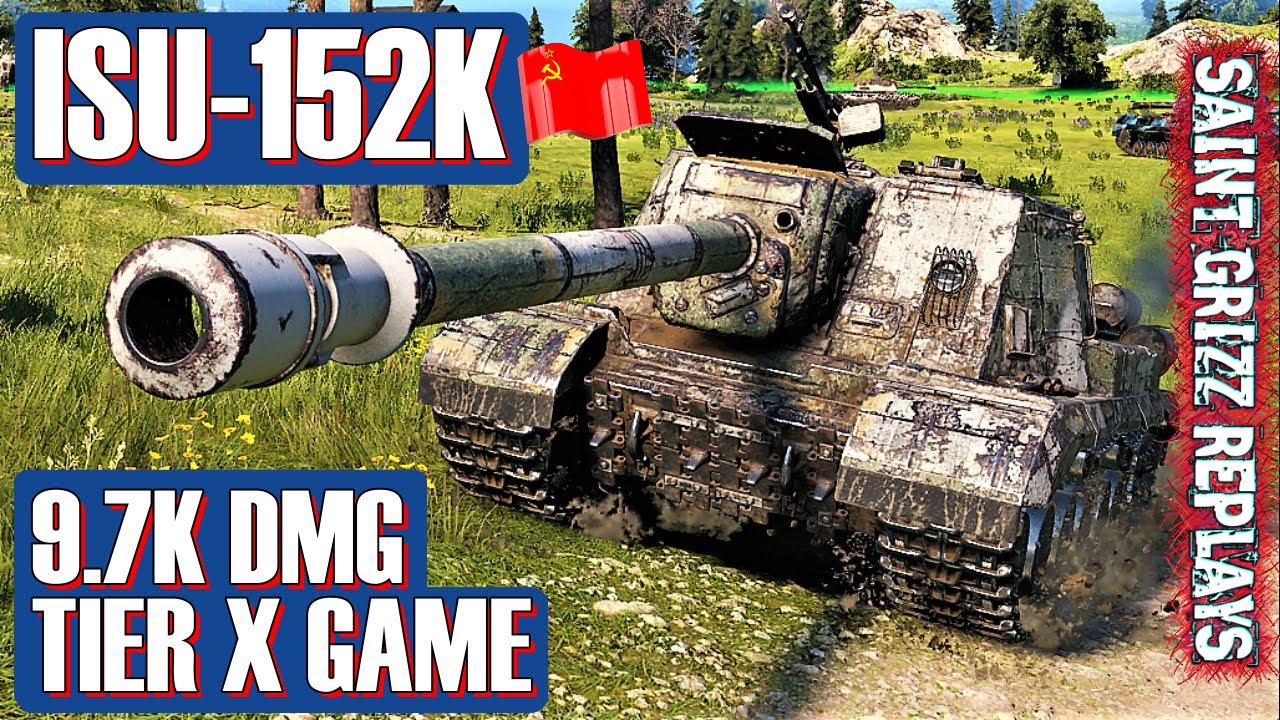 World of Tanks ISU-152K Gameplay &diams; 9.7k Dmg &diams; WOT Replays