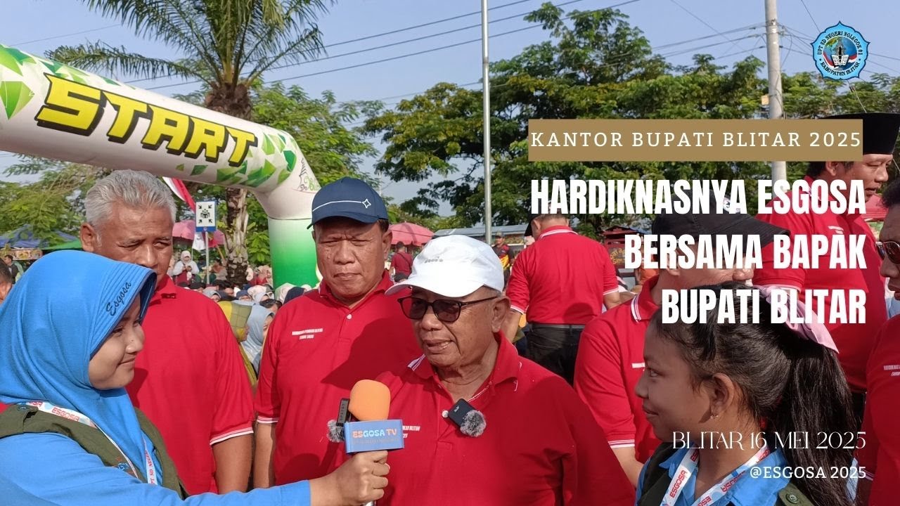 HARDIKNASNYA ESGOSA BERSAMA BUPATI BLITAR