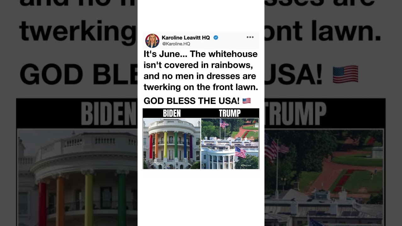 White House Pride Debate Goes Viral 🇺🇸