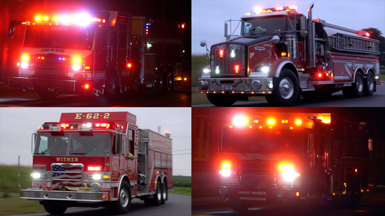Strasburg 2nd Alarm Barn Fire Response + Tanker Shuttles