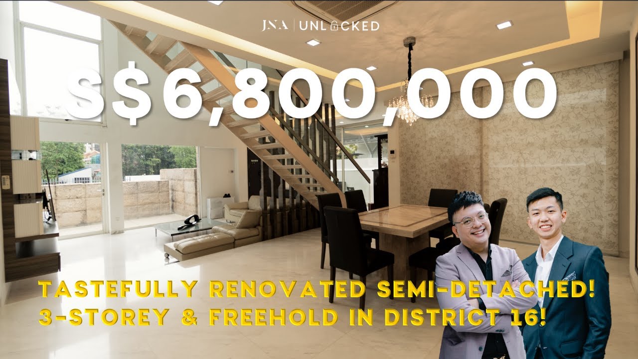 Tastefully renovated FREEHOLD 3 storey semi-detached | Upper East Coast Rd |  JNA Unlocked 127