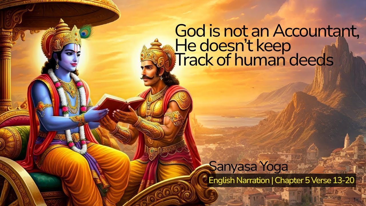 God is Not an Accountant; He Doesn’t Keep a Tab of Good & Bad Deeds | Sanyasa Yoga | V 13–20 | Ep 31